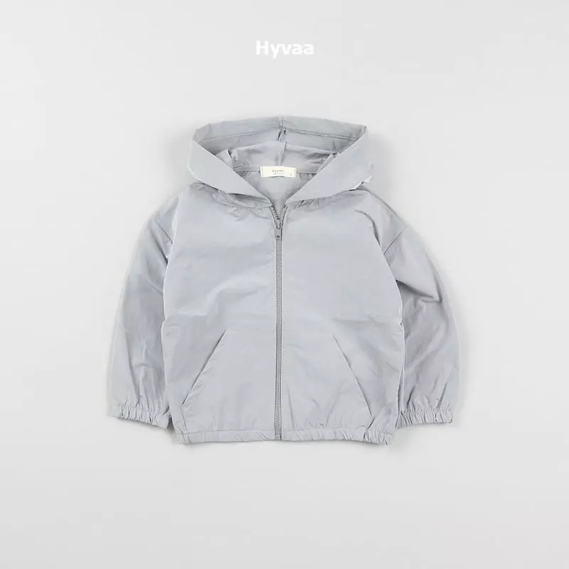 Hyvaa - Korean Children Fashion - #childrensboutique - Solid Hoody Zip-up - 4