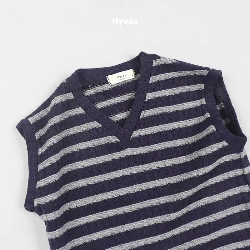 Hyvaa - Korean Children Fashion - #fashionkids - ST Knit Vest - 7