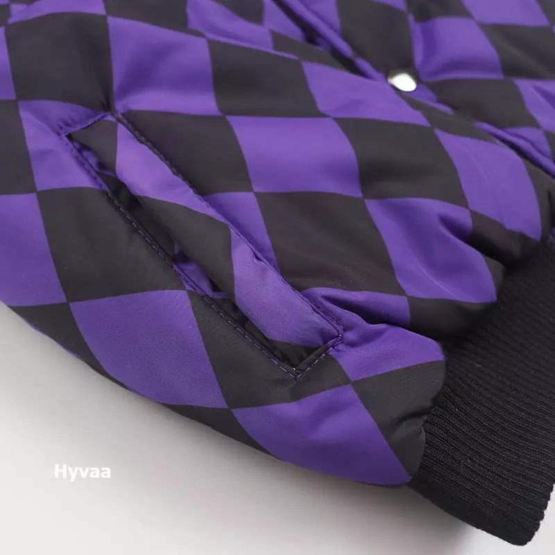 Hyvaa - Korean Children Fashion - #fashionkids - Argyle Padding Vest - 5