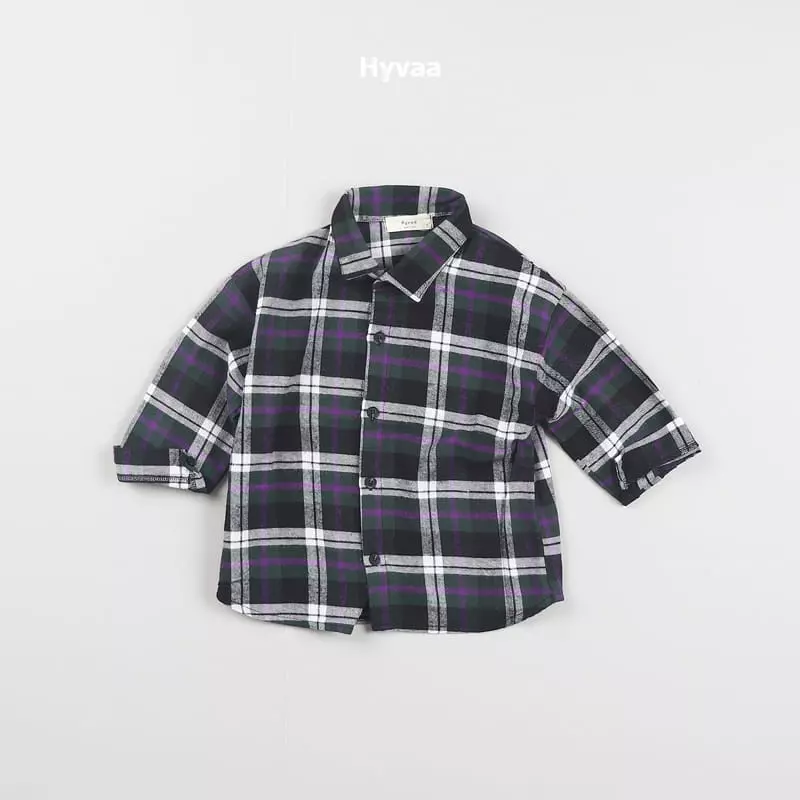 Hyvaa - Korean Children Fashion - #kidsshorts - Ellcanto Check Shirt - 4