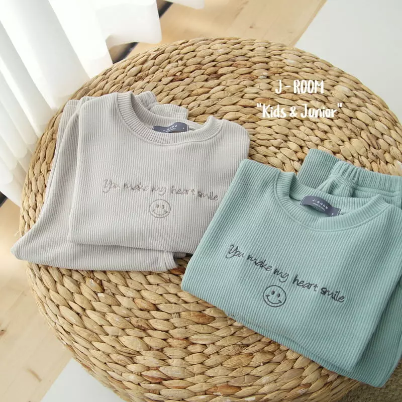 J-Room - Korean Children Fashion - #Kfashion4kids - Verry Wide Top Bottom Set - 8