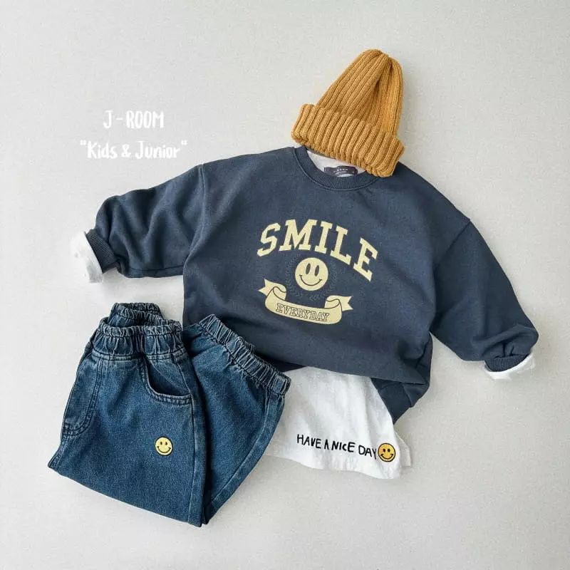 J-Room - Korean Children Fashion - #Kfashion4kids - Embrodiery Denim Jogger Pants - 3