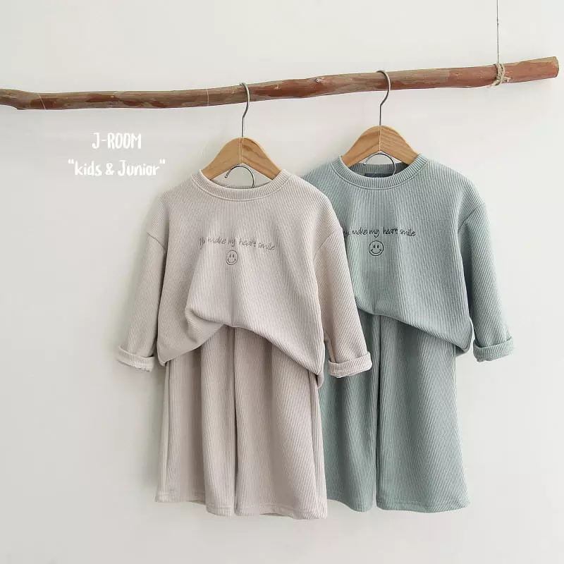 J-Room - Korean Children Fashion - #childrensboutique - Verry Wide Top Bottom Set