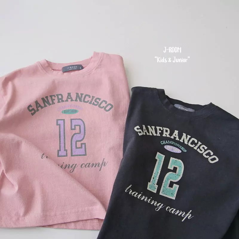 J-Room - Korean Children Fashion - #designkidswear - Number Tee