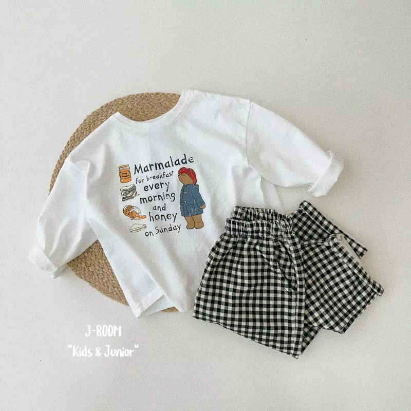 J-Room - Korean Children Fashion - #discoveringself - Rib Check Pants - 8