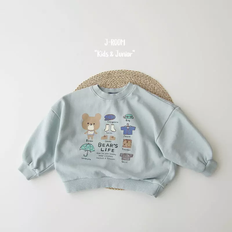 J-Room - Korean Children Fashion - #discoveringself - Bear Life Sweatshirt - 9
