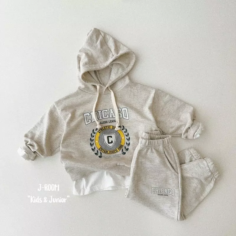 J-Room - Korean Children Fashion - #discoveringself - Chicago Hoody Tee - 6