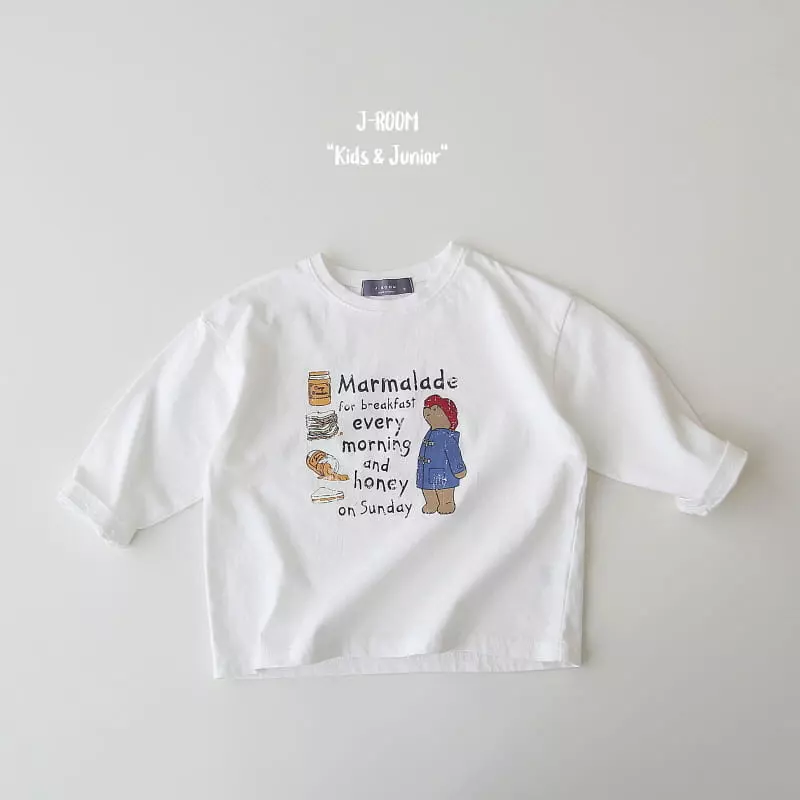 J-Room - Korean Children Fashion - #kidsshorts - Honey Bear Tee - 8