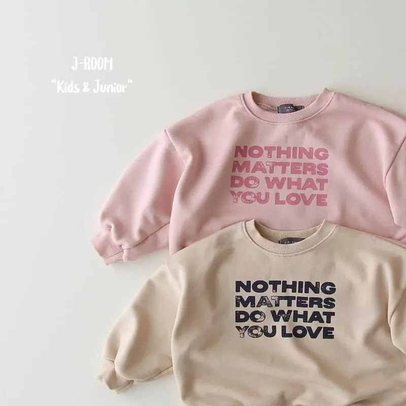 J-Room - Korean Children Fashion - #kidsshorts - Nothing Love Sweatshirt - 2