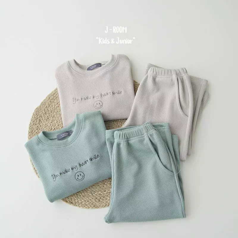 J-Room - Korean Children Fashion - #kidzfashiontrend - Verry Wide Top Bottom Set - 7