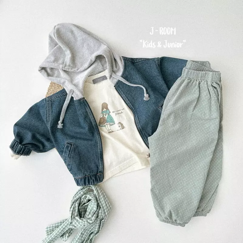 J-Room - Korean Children Fashion - #littlefashionista - Girl Paint Tee - 8