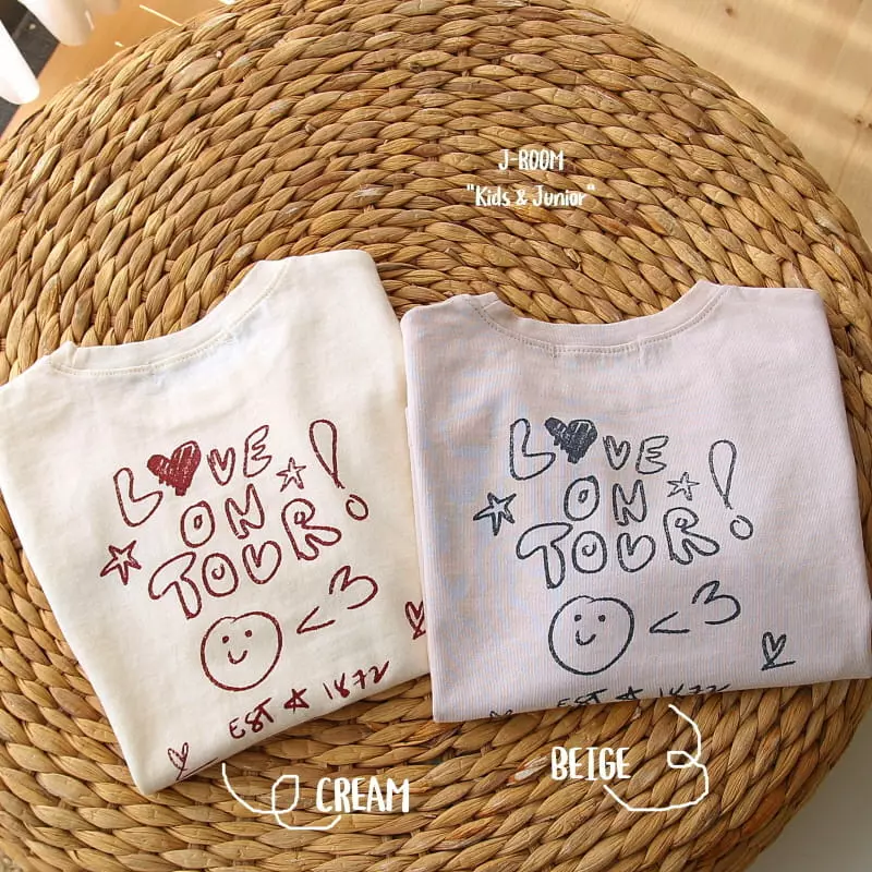 J-Room - Korean Children Fashion - #minifashionista - Love Bio Tee - 9