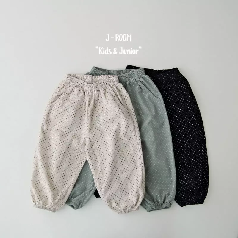 J-Room - Korean Children Fashion - #prettylittlegirls - Dot Rib Pants - 2