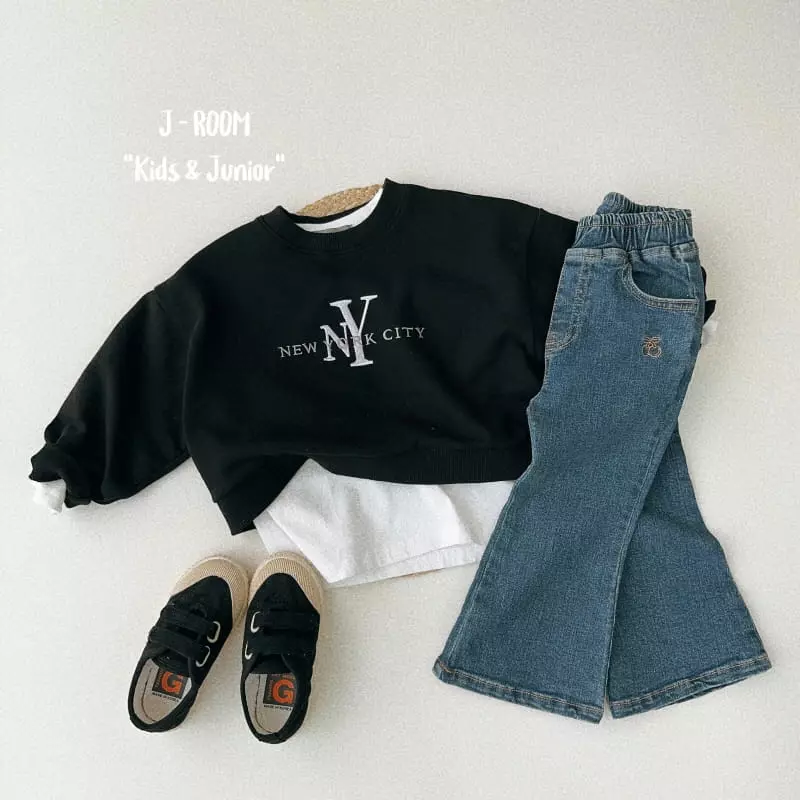 J-Room - Korean Children Fashion - #prettylittlegirls - Newyork Sweatshirt - 5
