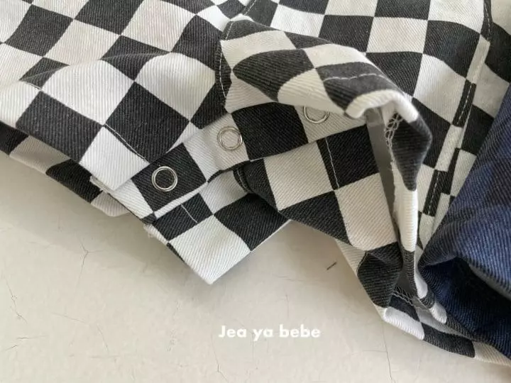 Jeaya & Mymi - Korean Baby Fashion - #babyoutfit - Chess Dungarees - 10