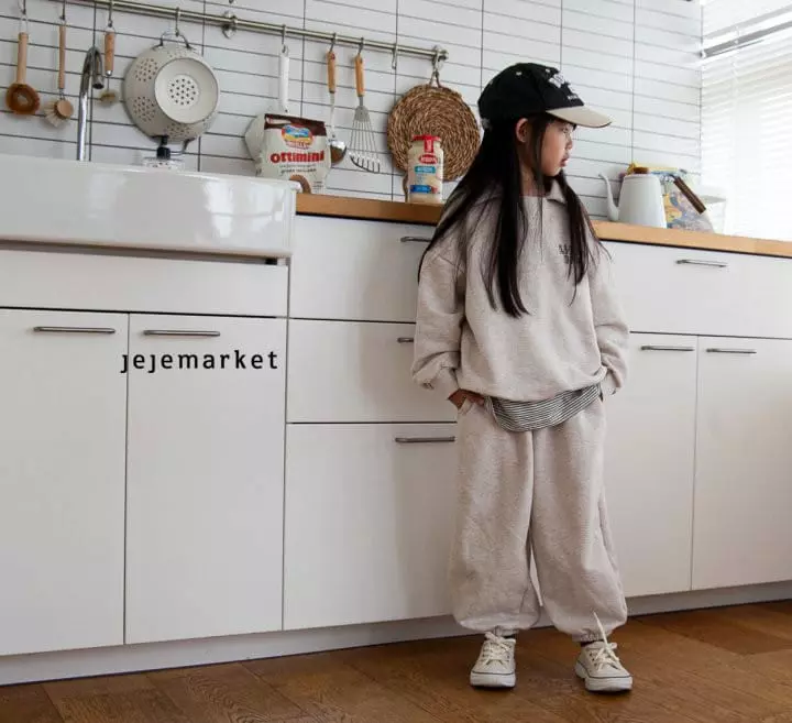Jeje Market - Korean Children Fashion - #childofig - Little Bro Top Bottom Set - 2