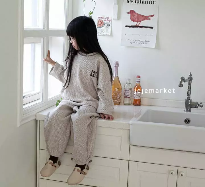 Jeje Market - Korean Children Fashion - #fashionkids - Sand Waffle TEE - 12