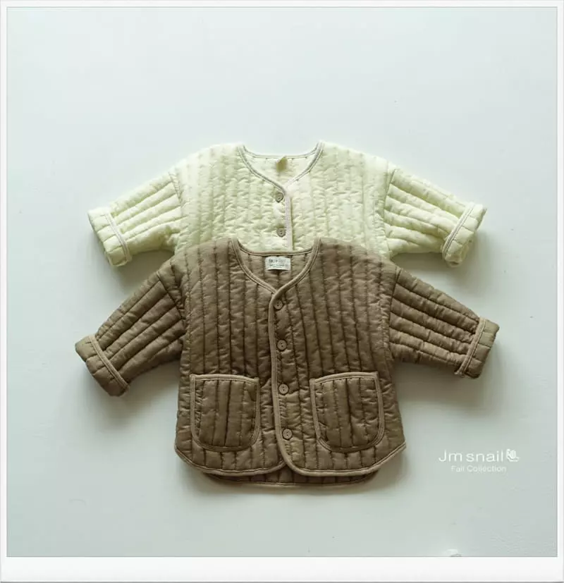 Jm Snail - Korean Children Fashion - #childofig - Quilting Jumper - 11