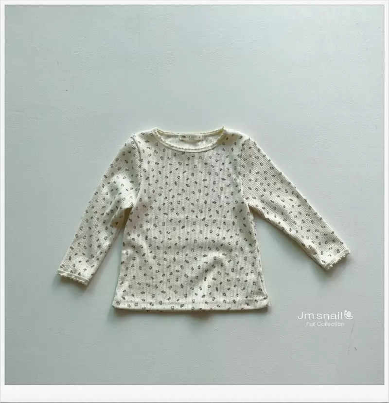 Jm Snail - Korean Children Fashion - #fashionkids - Eyelet Tee - 5