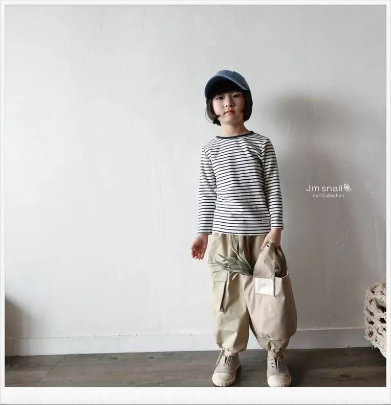 Jm Snail - Korean Children Fashion - #kidsshorts - Basic Round Tee - 10