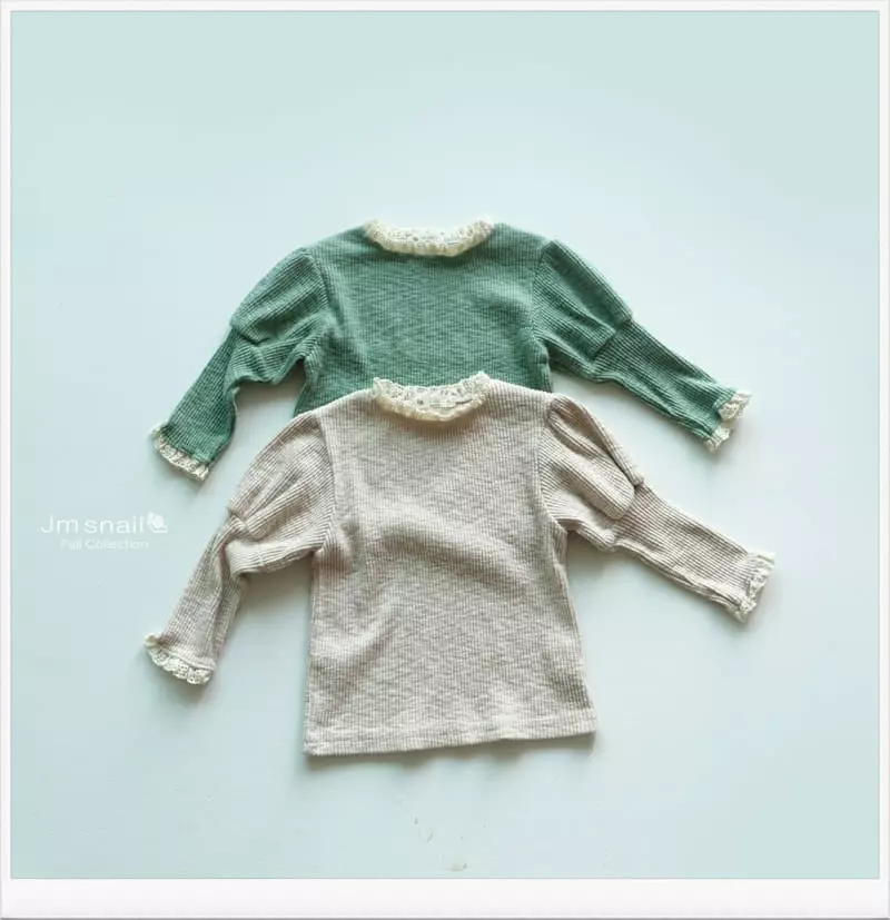 Jm Snail - Korean Children Fashion - #kidzfashiontrend - Sluv Puff Tee - 7