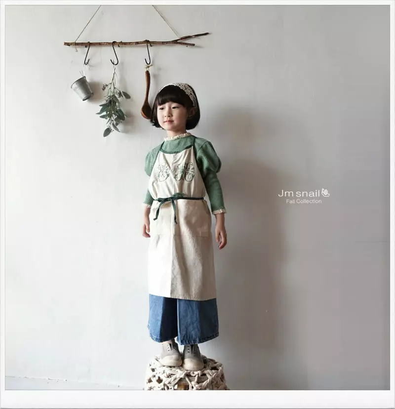 Jm Snail - Korean Children Fashion - #kidzfashiontrend - Potin Apron - 6