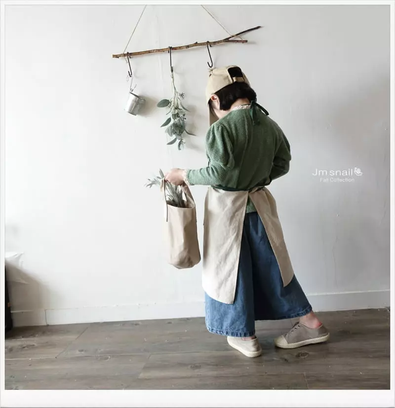 Jm Snail - Korean Children Fashion - #littlefashionista - Potin Apron - 8