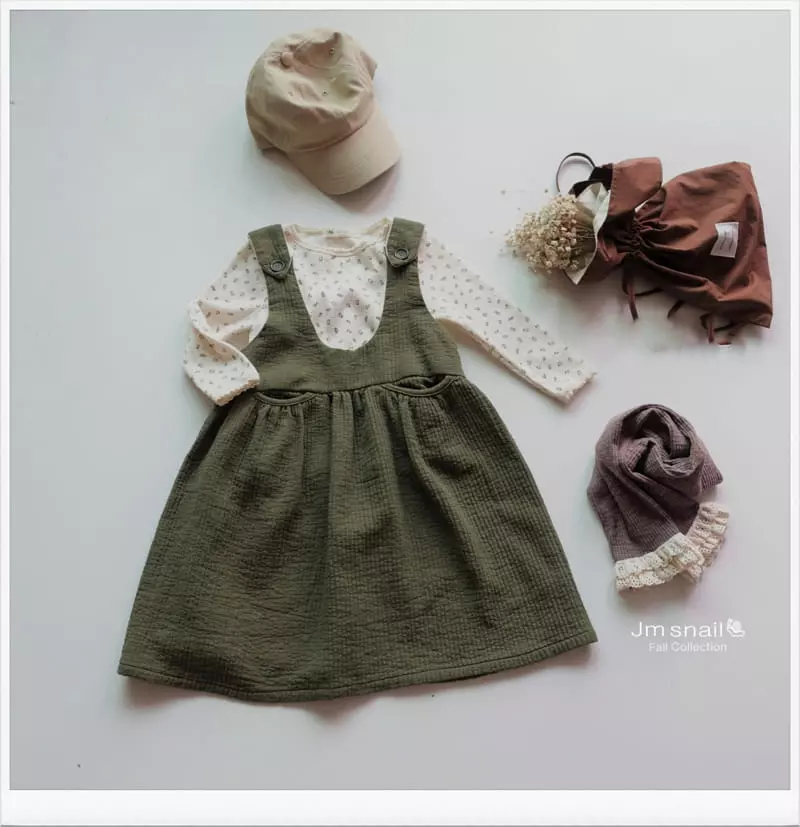 Jm Snail - Korean Children Fashion - #littlefashionista - Eyelet Tee - 10