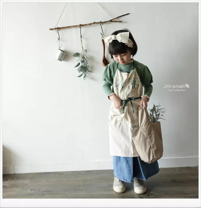 Jm Snail - Korean Children Fashion - #prettylittlegirls - Potin Apron - 11