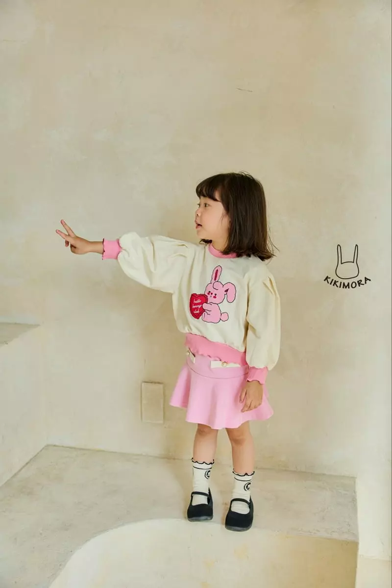 Kikimora - Korean Children Fashion - #toddlerclothing - Hello Bunny Sweatshirt - 7