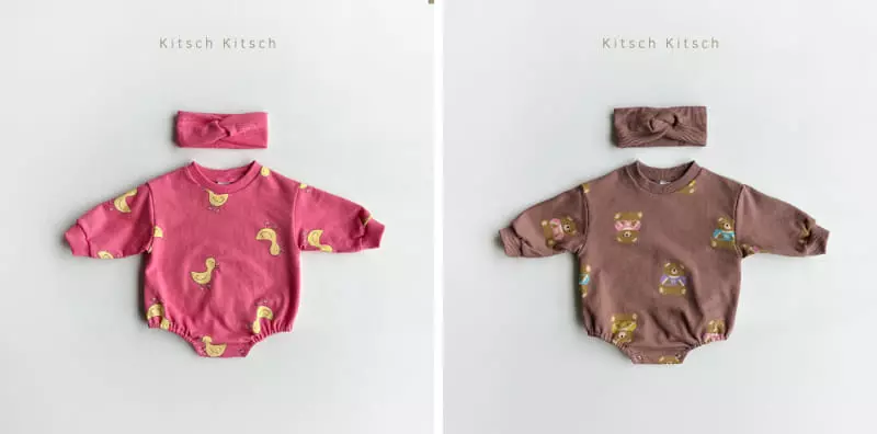 Kitsch Kitsch - Korean Baby Fashion - #babyoutfit - Sweet Bodysuit
