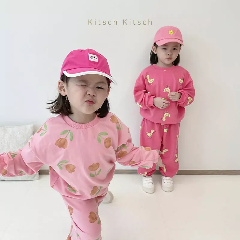 Kitsch Kitsch - Korean Children Fashion - #childofig - Sweet Top Bottom Set - 7