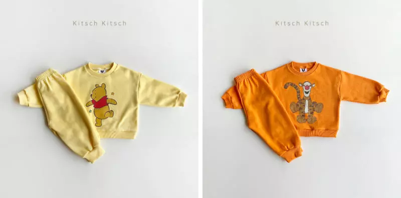 Kitsch Kitsch - Korean Children Fashion - #childofig - D Friends Top Bottom Set - 5