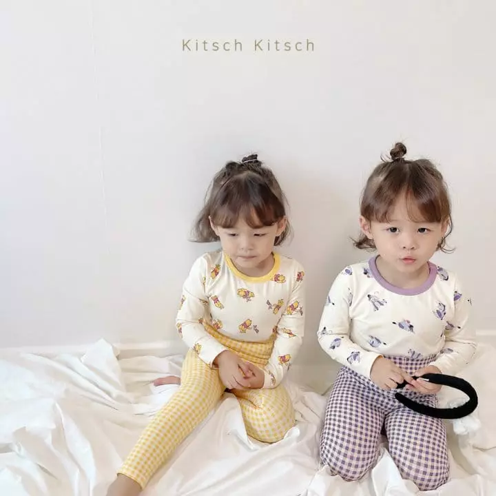 Kitsch Kitsch - Korean Children Fashion - #childrensboutique - D Pattern Check Easywear - 4