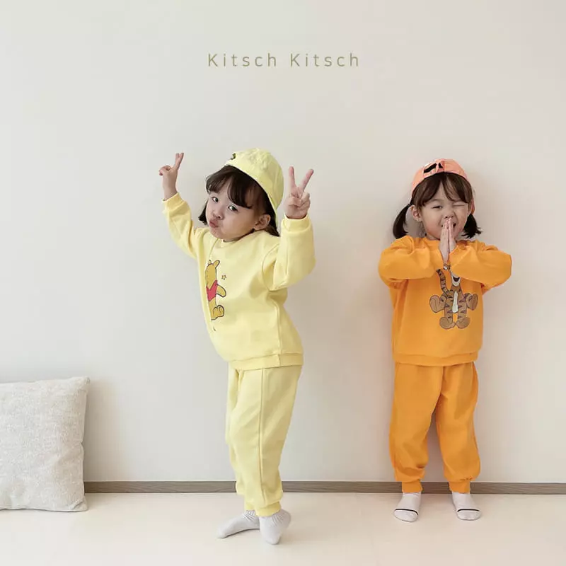 Kitsch Kitsch - Korean Children Fashion - #designkidswear - D Friends Top Bottom Set - 7