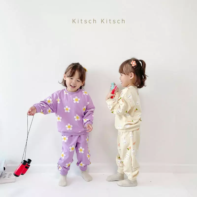 Kitsch Kitsch - Korean Children Fashion - #discoveringself - Sweet Top Bottom Set - 11