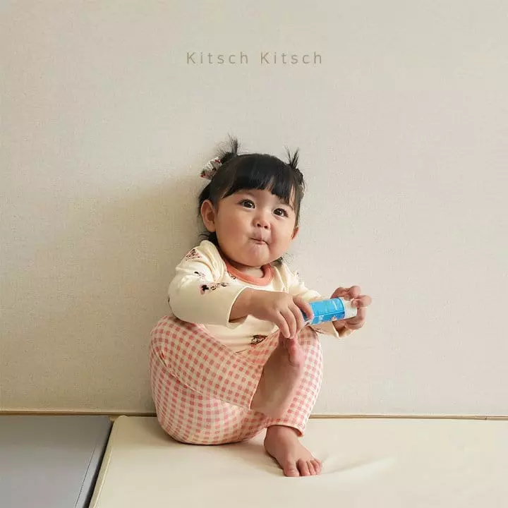Kitsch Kitsch - Korean Children Fashion - #fashionkids - D Pattern Check Easywear - 6