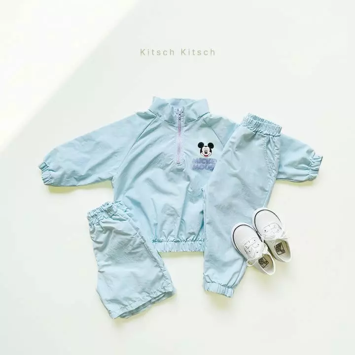 Kitsch Kitsch - Korean Children Fashion - #fashionkids - D M Go Top bOttom Set - 2