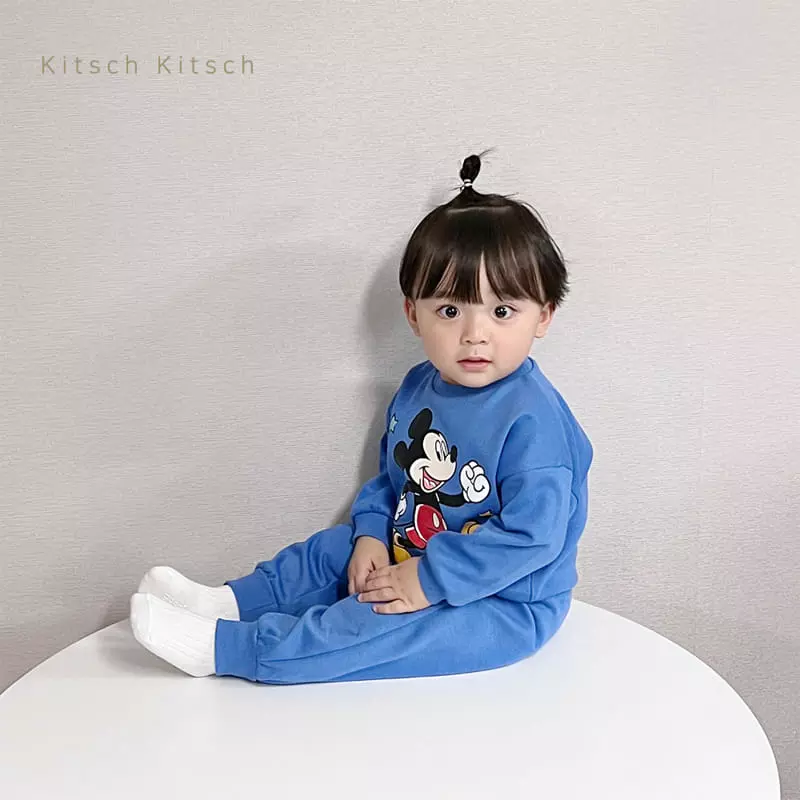 Kitsch Kitsch - Korean Children Fashion - #kidsshorts - D Friends Top Bottom Set - 10