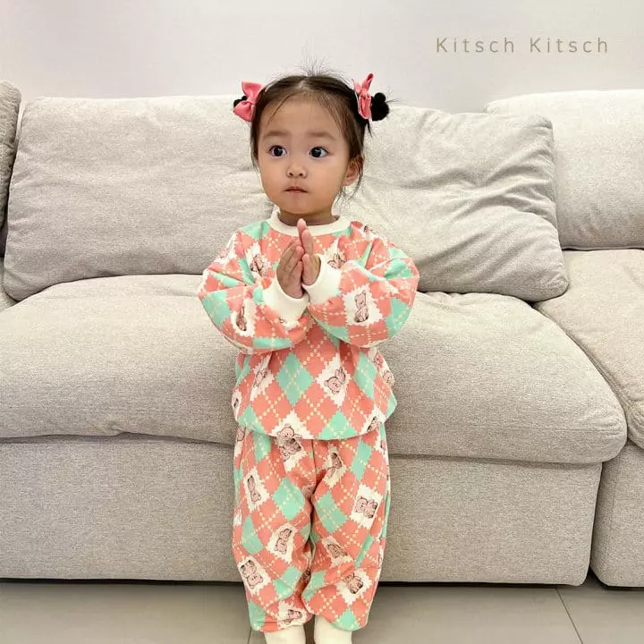 Kitsch Kitsch - Korean Children Fashion - #prettylittlegirls - Argly Top Bottom Set - 11