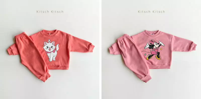 Kitsch Kitsch - Korean Children Fashion - #prettylittlegirls - D Friends Top Bottom Set - 3