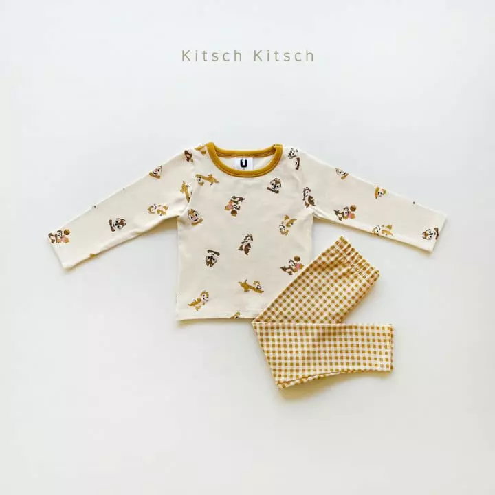Kitsch Kitsch - Korean Children Fashion - #stylishchildhood - D Pattern Check Easywear