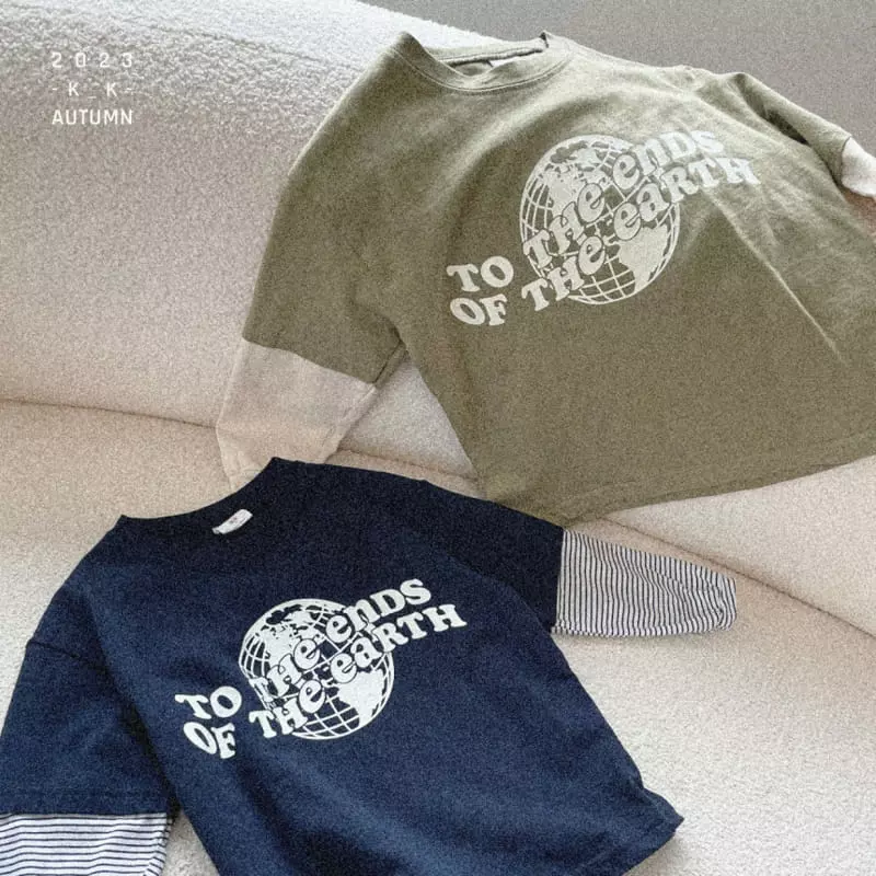Kk - Korean Children Fashion - #Kfashion4kids - Us Layered Tee