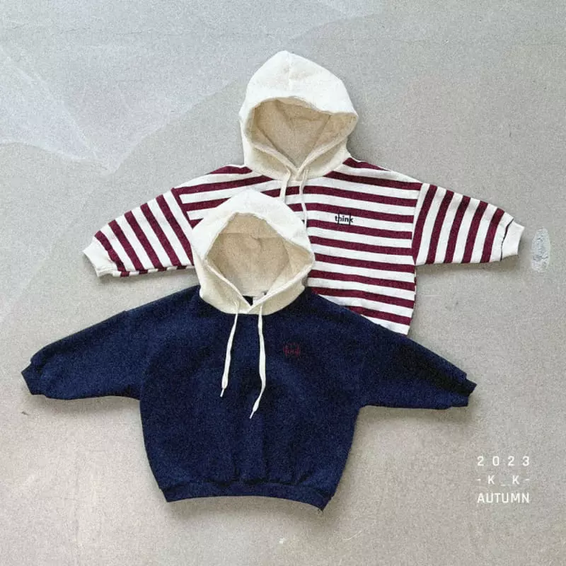 Kk - Korean Children Fashion - #childofig - Think Hoody Tee - 10