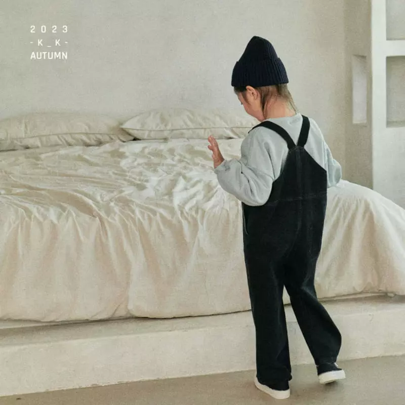 Kk - Korean Children Fashion - #childrensboutique - Denim Dungarees - 10