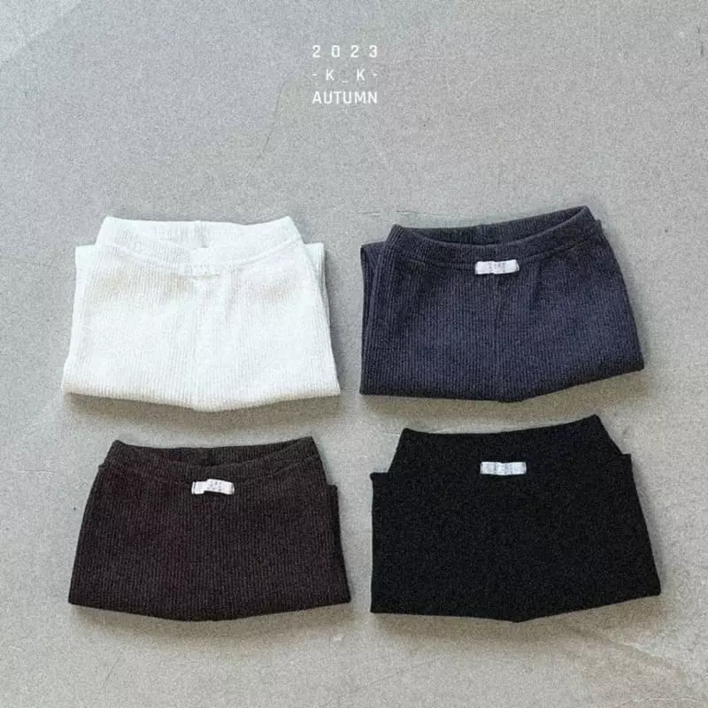 Kk - Korean Children Fashion - #childrensboutique - Nomal Leggings - 8