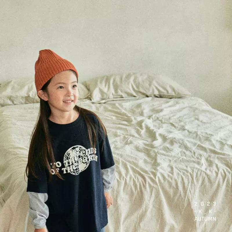 Kk - Korean Children Fashion - #toddlerclothing - Us Layered Tee - 7