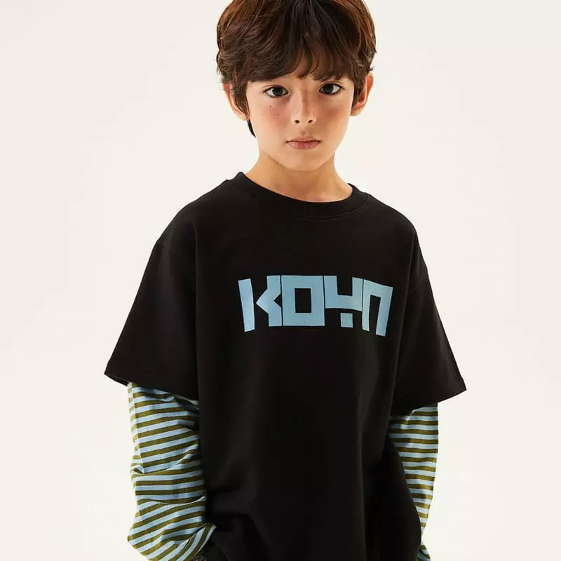Kokoyarn - Korean Junior Fashion - #littlefashionista - Color Layered Tee - 5