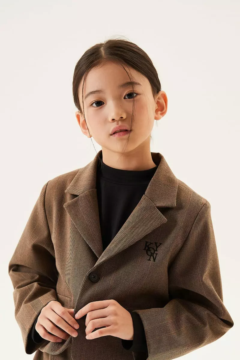 Kokoyarn - Korean Junior Fashion - #prettylittlegirls - Lowell Check Jacket - 6
