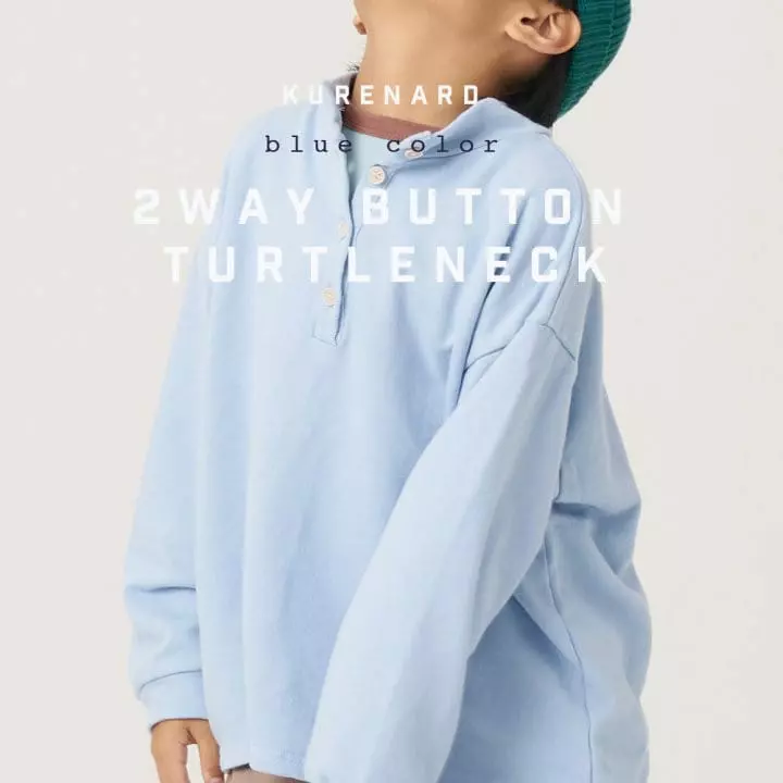 Kurenard - Korean Children Fashion - #fashionkids - Two Way Turtleneck Tee - 4